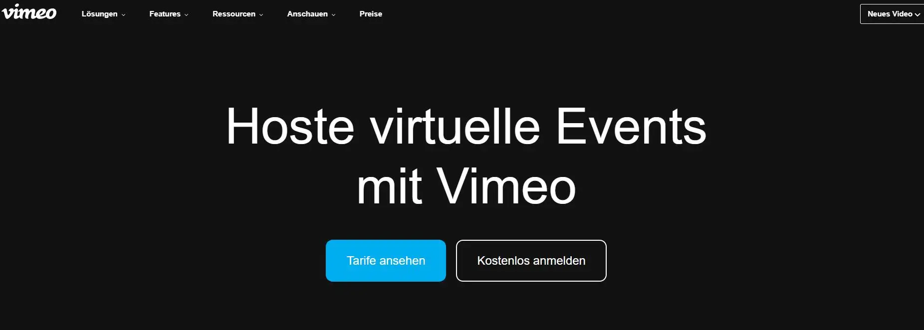 Vimeo - Video Erstellen Plattform