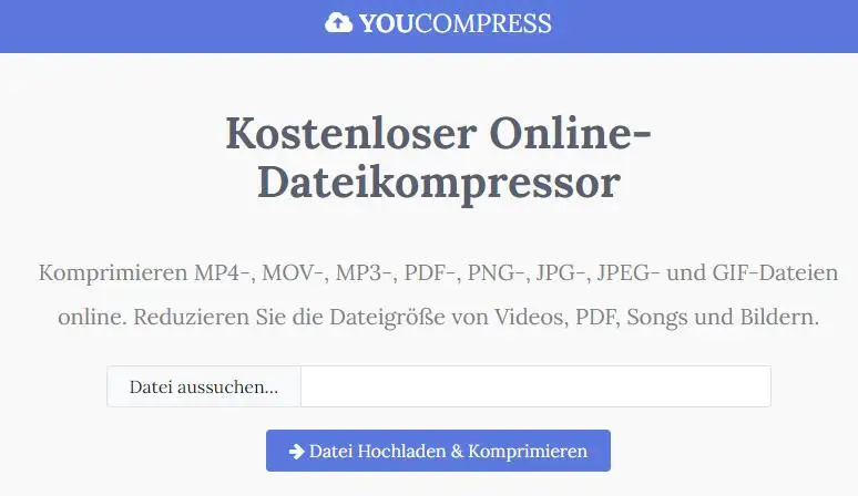 Video online komprimieren - YouCompress