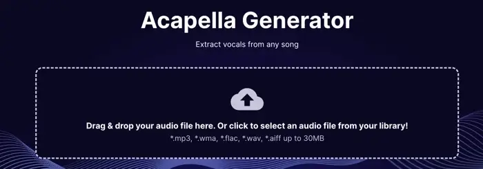 Acapella-Generator