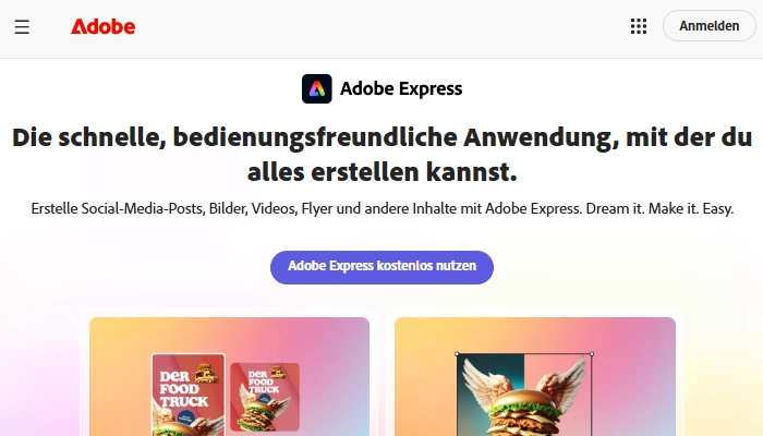 Adobe Express - Live Foto zu Video professionell umwandeln