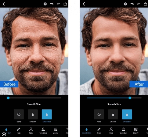 Adobe Photoshop Express Gratis App von Adobe zur Foto Retusche