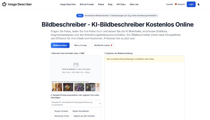 ai bildbeschreibung kostenlos ai image describer