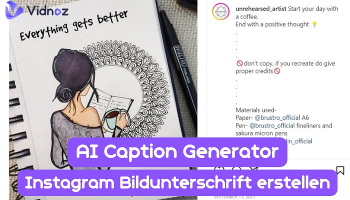 11 Beste AI Caption Generatoren zur Erstellung von Instagram Bildunterschrift
