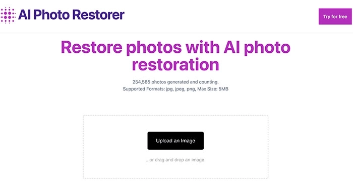 AI Photo Restorer – Alte Bilder mit KI kostenlos verbessern