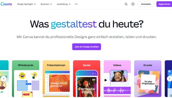 apps fuer praesentationen Canva