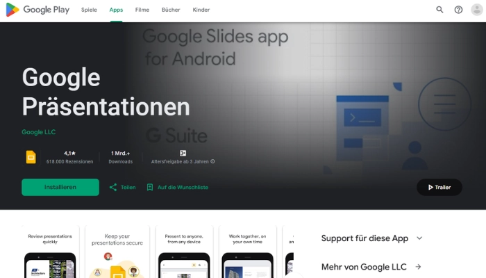 apps fuer praesentationen google slides