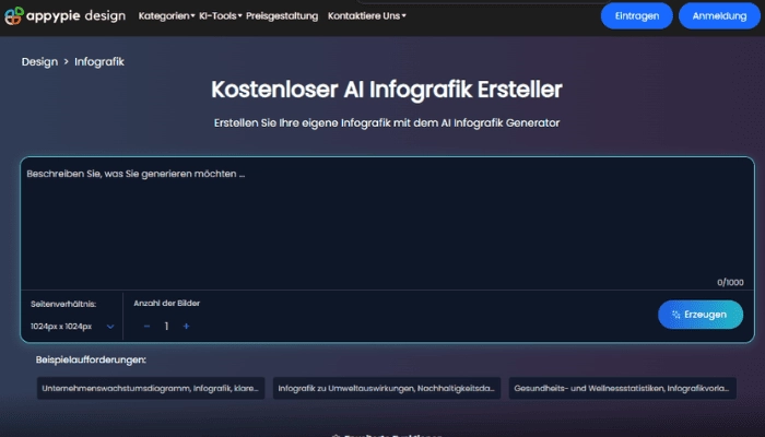Appypie - Infografik erstellen mit KI