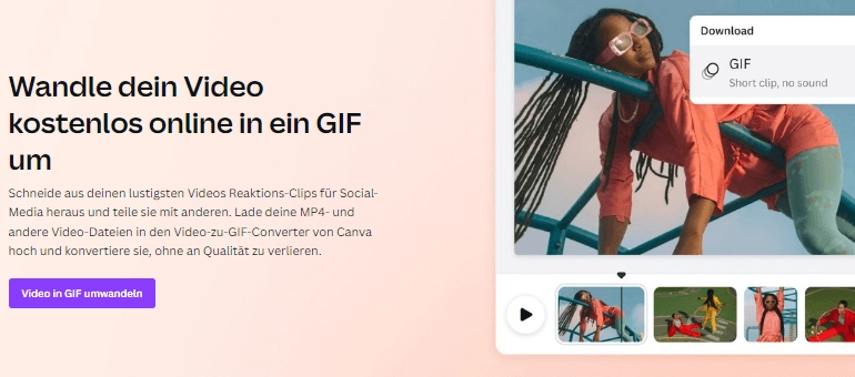 Aus Video GIF machen mit Canva AI