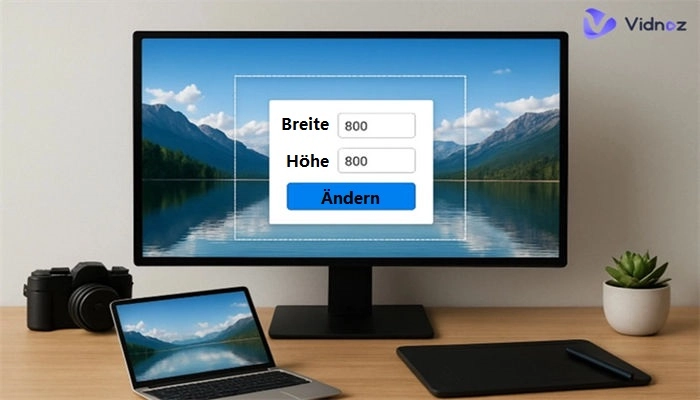 Wie kann man das Bild ohne Qualitätsverlust und Verzerrung skalieren?