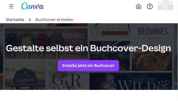 buchcover generator canva