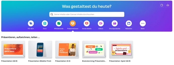 canva diashow erstellen