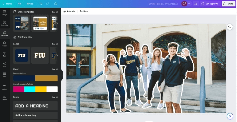 Canva: Personen online zu Fotos einfügen, ohne Vorkenntnisse