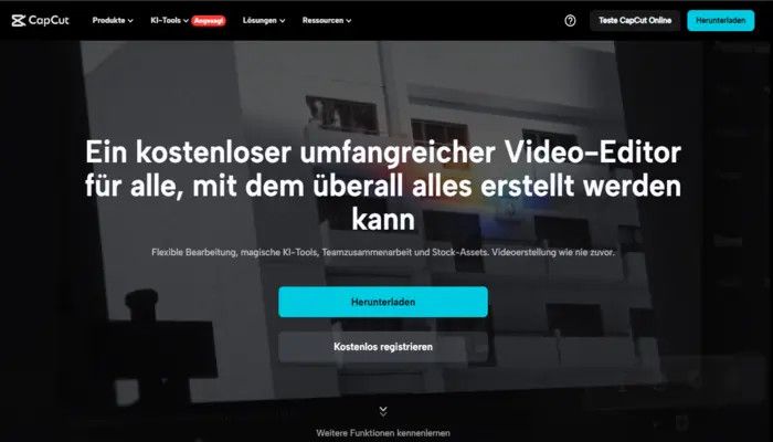 capcut text aus video entfernen