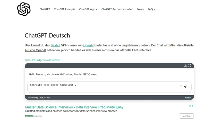 ChatGPT Sprachpartner ki sprachen lernen