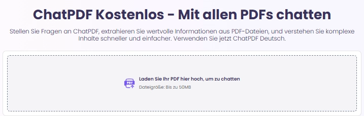 ChatPDF von Vidnoz AI Buch schreiben mit KI