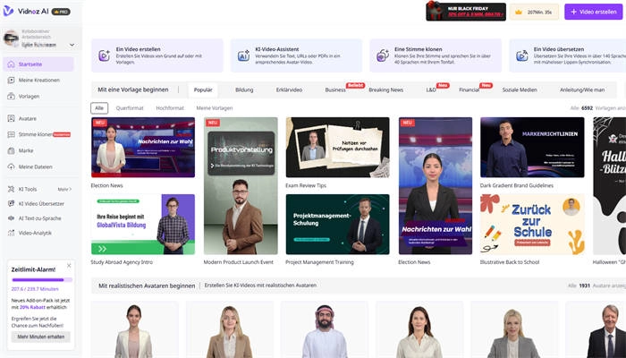 content-erstellung-vidnoz-ai