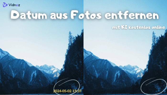 So entfernen Sie Datum aus Fotos kostenlos online: Schritte + 8 Top-Tools
