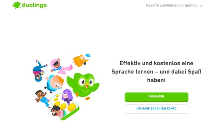Duolingo beste ki sprachlern app