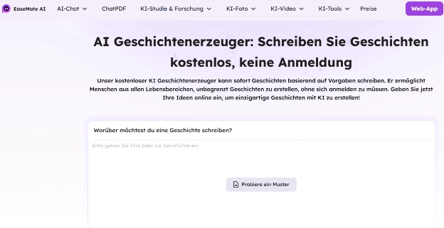 EaseMate AI Buch schreiben mit KI