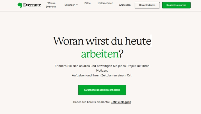 Evernote deutsch Apps fuer Lernzettel