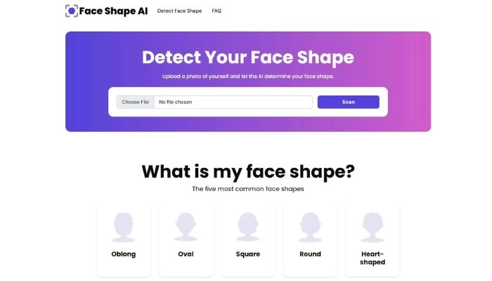 face shape ai gesichtsanalyse online