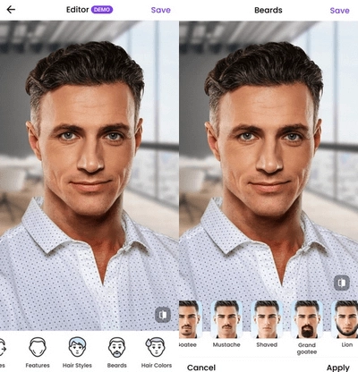 FaceApp - Leistungsstarke KI-App, um Bärte zu entfernen mit einem Klick