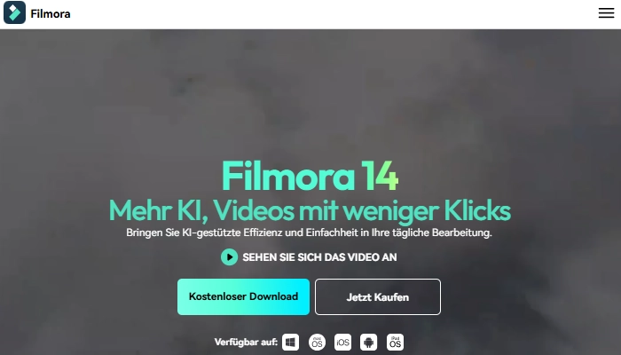 Filmora - Live Fotos in Video schnell konvertieren