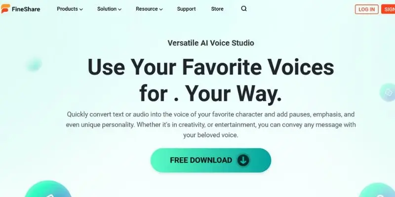 FineShare FineVoice – Santa Voice Generator