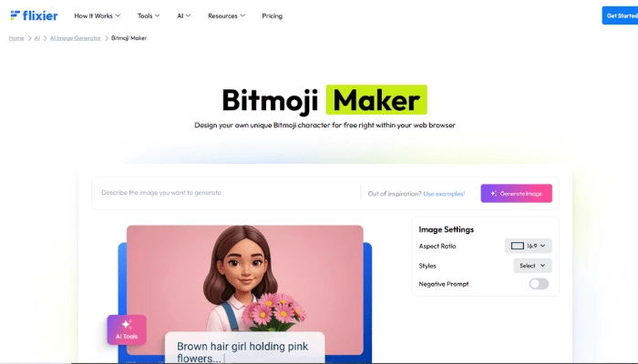 Flixier Bitmoji Maker