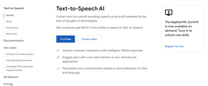 google-cloud-text-to-speech-generator