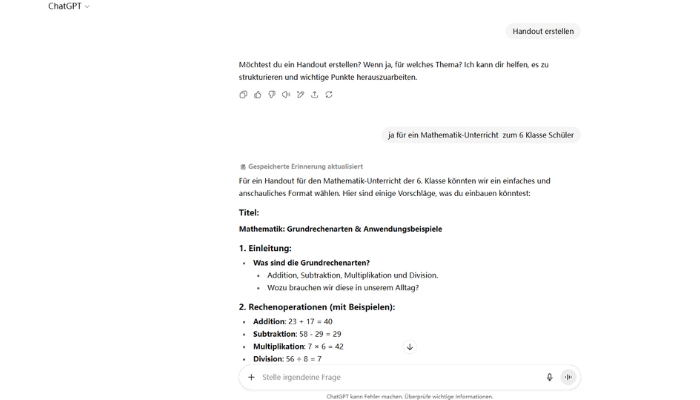 handout erstellen ki mit chatgpt
