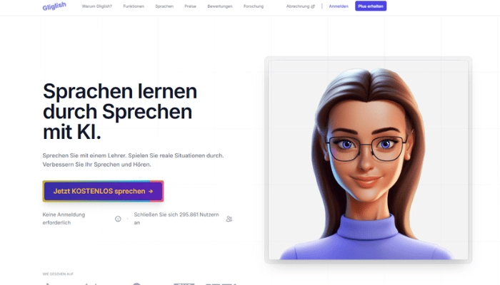 HiNative & Gliglish KI Sprachen lernen kostenlos