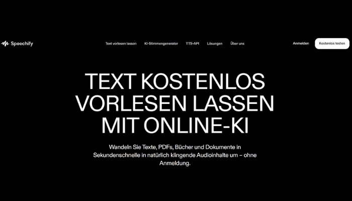 hoerbuch mit ki erstellen mit speechify