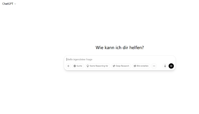 Hund mit ChatGPT in einen Menschen verwandeln