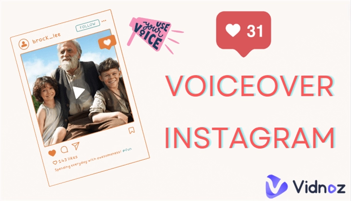Kostenloses Tool zum Hinzufügen von Voiceover Instagram Online