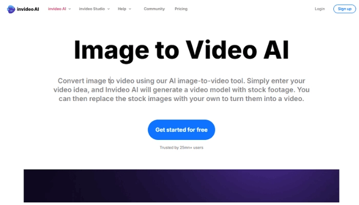 invideo AI Image to Video AI