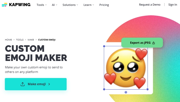 Kapwing Emoji Generator Emojis selber erstellen