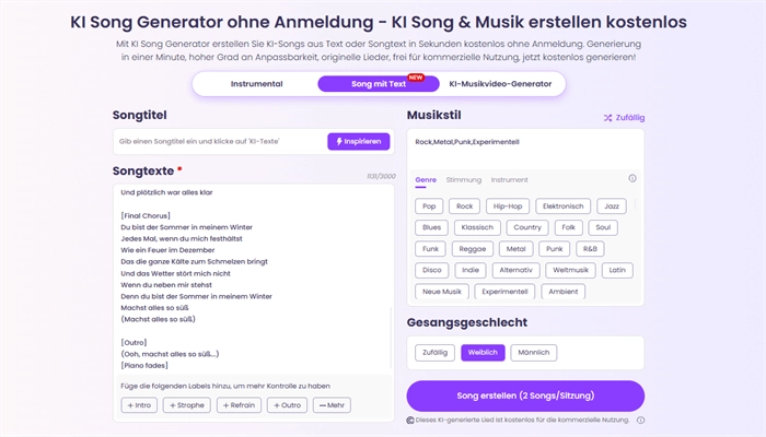 karaoke-songs-deutsch-songtext-fuegen-ein