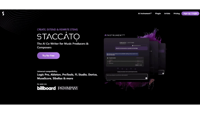 KI Beat erstellen Staccato AI