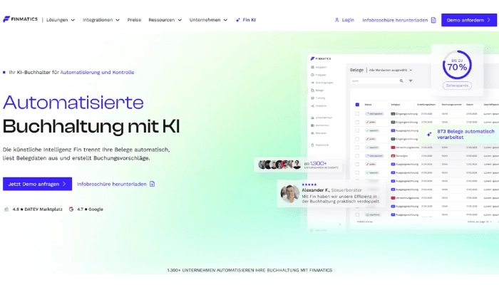 ki buchhaltungssoftware finmatics