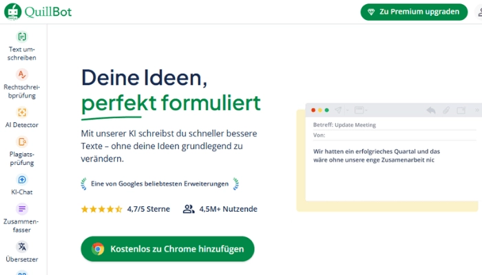 ki fuer wissenschaftliche arbeiten QuillBot