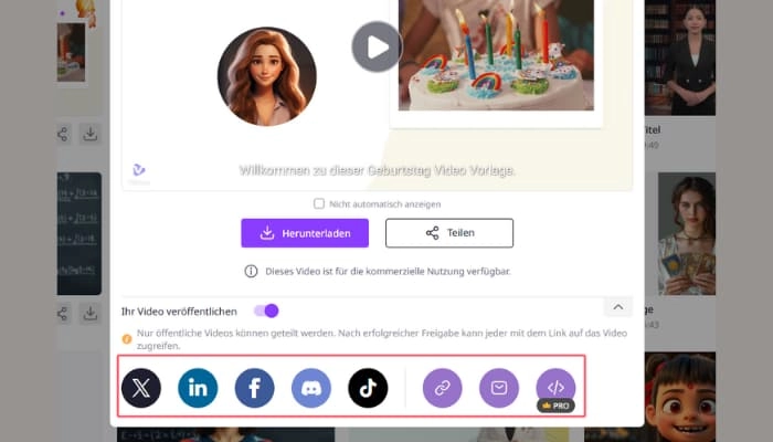ki geburtstagswünsche video mit vidnoz schritt 4