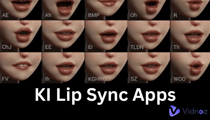 Wie kann man ein Bild oder Video mit der KI lippensynchronisieren? Besten kostenlose Lip Sync Apps online!