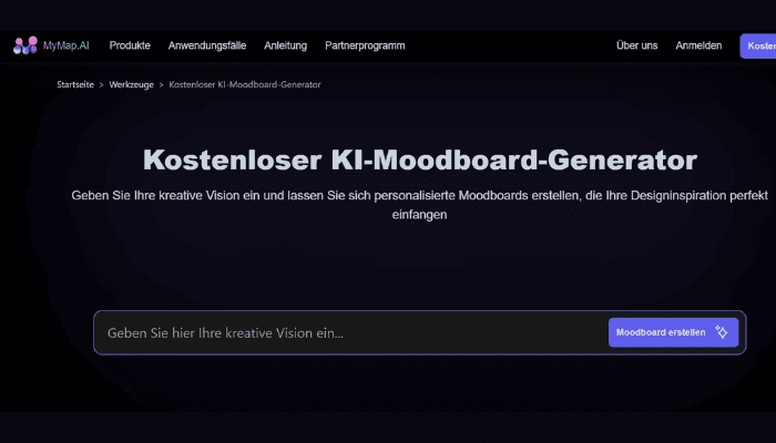 ki moodboard erstellen mit mymap ai