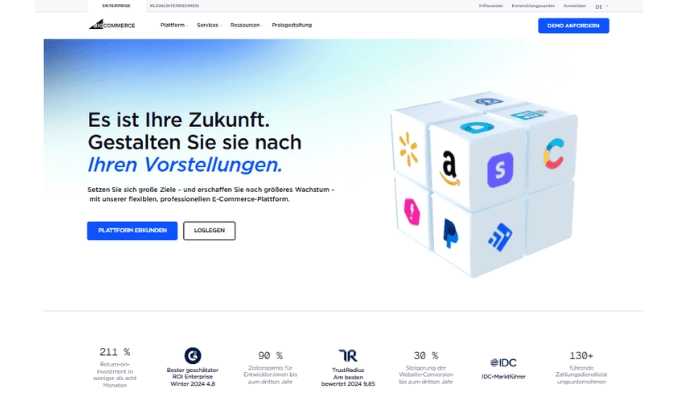 KI online shop erstellen BigCommerce
