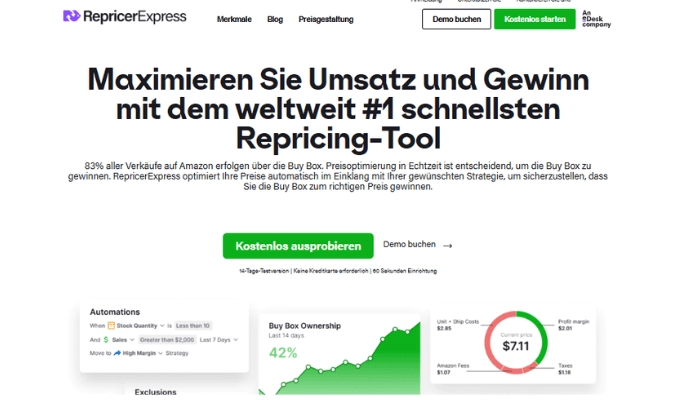 ki online shop erstellen RepricerExpress