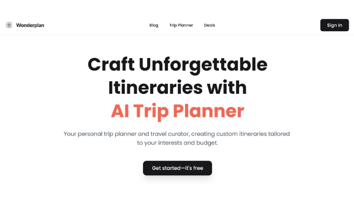 ki reiseplaner wonderplan
