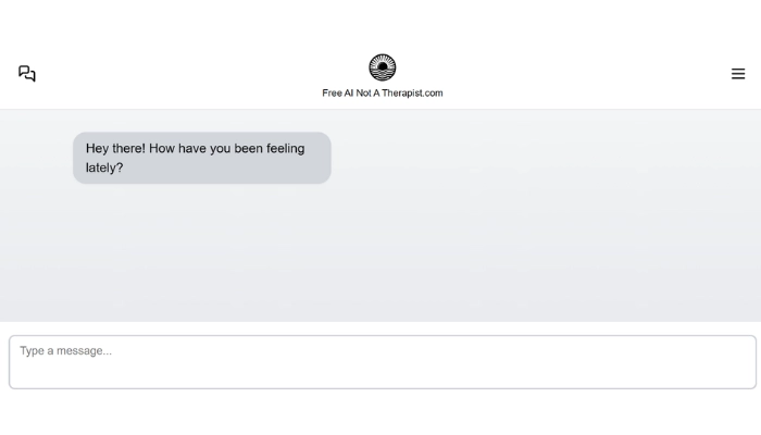 ki therapeut app free ai not a therapist