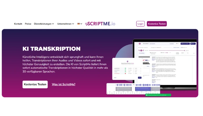 ki transkription tool scriptme