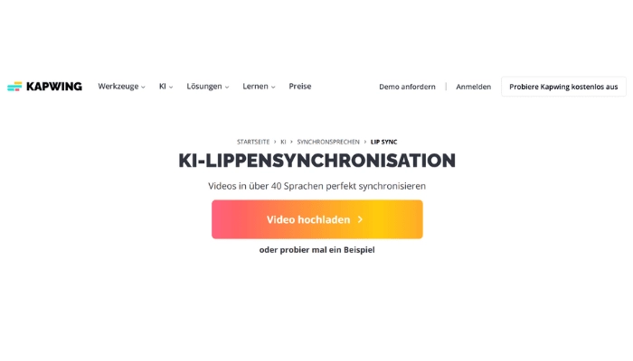 lipsync app kapwing